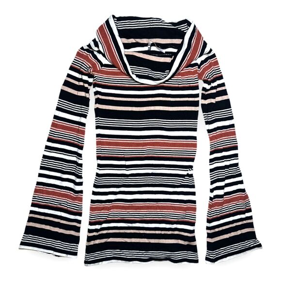Free People - Anthropology - "Portland" Stripe Long Sleeve Top Sz XS - Picture 2 of 8